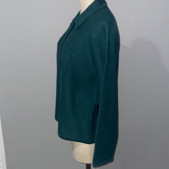 Karen Scott Vintage NWT 100% Knit Blazer Jacket size L made in Australia - Picture 4 of 8